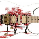 Guitar Skin Axe Wrap Re-skin Music Fables of the Red Forest 936