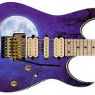Guitar Skin Axe Wrap Re-skin Vinyl - Bright Moon Purple Sky 779