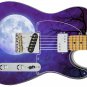 Guitar Skin Axe Wrap Re-skin Vinyl - Bright Moon Purple Sky 779