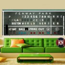 Fenway Park Scoreboard 24" x 58" Removable World Series 2018 board Fenway Park Scoreboard 24" x 58" Removable World Series 2018 board