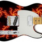 Guitar Wrap Axe Skin Decal Re-skin Decorative Flame Spark 1001