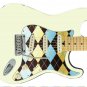 Pickguard Headstock Tremolo Skin Wrap Reskin for Guitars - Atomic Socks 862