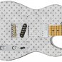 Guitar Skin Axe Wrap Re-skin Vinyl Vintage Diamond Shirt Pattern 895