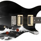 Guitar Skin Axe Wrap Re-skin Music Cape Fear Lighthouse Ocean Sea Battle 945