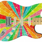 Guitar Skin Axe Wrap Re-skin Vintage Kaleidoscope 60's Rainbow Groove 364