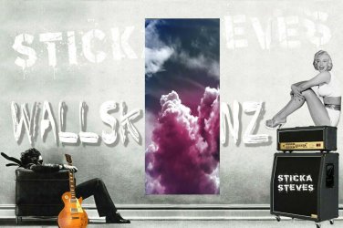 Guitar Display Wall Hanger Skinz Showcase Skin D&Atilde;&copy;cor LSD Lucy in the Sky 953