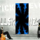 Guitar Display Wall Hanger Skinz Showcase Skin Décor Tye Dye Fractal Sky 956