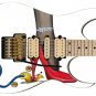 Guitar Skin Axe Wrap Re-skin Vinyl Warrant Erik Turner Red Shoe Gunslinger GS207