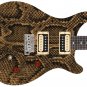 Guitar Skin Axe Wrap Re-skin Vinyl Ashbury Anaconda Gold Snake Skin 1054 B
