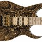 Guitar Skin Axe Wrap Re-skin Vinyl Ashbury Anaconda Gold Snake Skin 1054 B