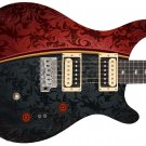 Guitar Skin Axe Wrap Re-skin Vinyl French Quarter Textile Lies  1180