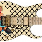 Guitar/Bass Skin Axe Wrap Iconic 80's Metal Rock Cantrell Blue Dress GS1124 Guitar/Bass Skin Axe Wrap Iconic 80's Metal Rock Cantrell Blue Dress GS1124