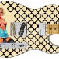 Guitar/Bass Skin Axe Wrap Iconic 80's Metal Rock Cantrell Blue Dress GS1124