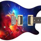 Guitar Skin Axe Wrap Reface Vinyl Space Sailing 1256
