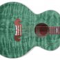 Guitar Skin Axe Wrap Re-skin Vinyl Decal DIY Quilted Maple Green GS 201
