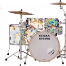 Drum Wrap Percussion Shell Cover Bass Kick Snare Tom DIY- Kodachrome 803