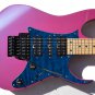 Guitar Skin Axe Wrap Re-skin Vinyl Decal DIY QUILTED MAPLE MOONLIGHT BLUE GS 201