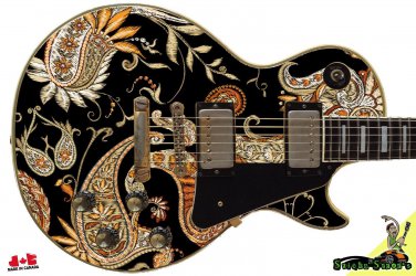 Guitar Skin Wrap Axe Re-Skin Traditional Paisley 091