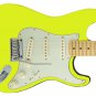 Guitar Skin Axe Wrap Re-skin Vinyl Decal DIY  80's  Solid  Vibrant Yellow
