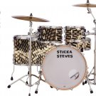 Drum Wrap Percussion Shell Cover Bass Kick Snare Tom DIY-Boa Constrictor 668