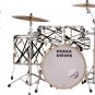 Drum Wrap Percussion Shell Cover Bass Kick Snare Tom DIY Abstract Stripes V11-12
