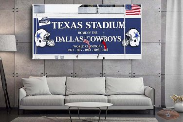 Dallas Cowboys Super Bowl Champions Texas Stadium Vintage Irving, Texas