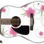 Sticka Steve's Guitar Skin Wrap Reface Re-Skin Pink Flowers 087