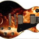 Sticka Steves Guitar Skin Axe Wrap Reface Fly By Night  Amber Clouds GS 337
