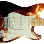 Sticka Steves Guitar Skin Axe Wrap Reface Fly By Night Amber Clouds GS 337