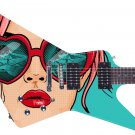 Guitar Skin Wrap Axe Re-Skin Pop Rock Dirty Little Secret Groupie Girl  - 1218