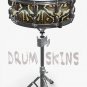 Drum Wrap Percussion Shell Cover Bass Kick Snare Tom DIY-Exotic Snake Skin 672