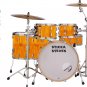 Drum Wrap Percussion Shell Cover Bass Kick Snare Tom DIY-Maple Amber Top 172