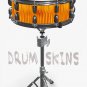 Drum Wrap Percussion Shell Cover Bass Kick Snare Tom DIY-Maple Amber Top 172