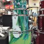 Drum Wrap Percussion Shell Cover Bass Kick Snare Tom DIY- Pistachio Swirl 719