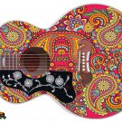 Sticka Steve's Guitar Skin Wrap Reface Re-Skin  Paisley Pink 085