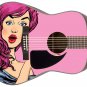 Guitar Wrap Skin Axe Re-Skin Pop Rock Biggest Fan Groupie Girl 1210