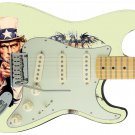 Guitar Skin Axe Wrap Re-skin Vinyl  Uncle Sam USA Cream White GS 321