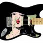 Guitar Skin Wrap Axe Re-Skin Pop Rock High Society Groupie Girl - 1212