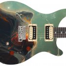 Guitar Skin Axe Wrap Reface Vinyl  Soul Woman 1246
