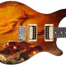 Guitar Skin Axe Wrap Reface Vinyl Into the Abyss 1242