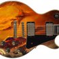 Guitar Skin Axe Wrap Reface Vinyl Into the Abyss 1242