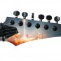 Pickguard Headstock Tremolo Skin Wrap Reskin for Guitars - Ground Control 964