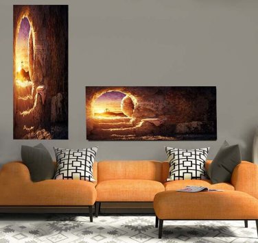 Wall Art Guitar Display D&Atilde;&copy;cor Panes- Power of His Resurrection 926 H & V 2280