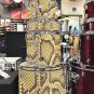 Drum Wrap Percussion Shell Cover Bass Kick Snare Tom DIY- Blonde Python 665