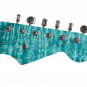 Guitar Skin Axe Wrap Re-skin Vinyl Decal DIY Quilted Maple MCM Teal GS 201