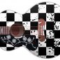 Guitar Skin Axe Wrap Re-skin Vinyl Decal DIY Queens Gambit 003
