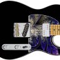 Pickguard Headstock Skin Wrap Reskin for Guitars - Leaf Trapped Violet 1177