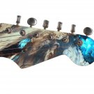 Guitar Skin Wrap Axe Reface - Ice Cave & Wood 731
