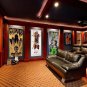 Wall Art Guitar Display Décor Panes Abstract Stripes Iconic Rock 80's 2276