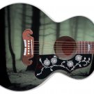 Guitar Skin Axe Wrap Re-skin Vinyl Dark Enchanted Cold Forest Jumbo Acoustic 297